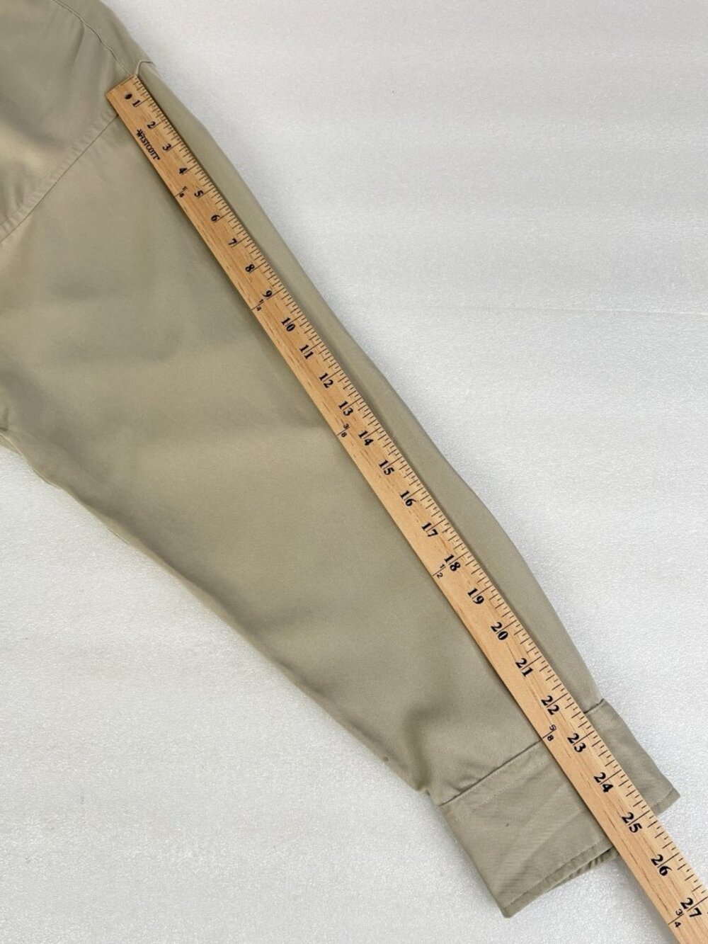 Uniglo U Drape Shirt Men’s XL Beige Relaxed Button Down Lemaire Casual - Picture 11 of 11